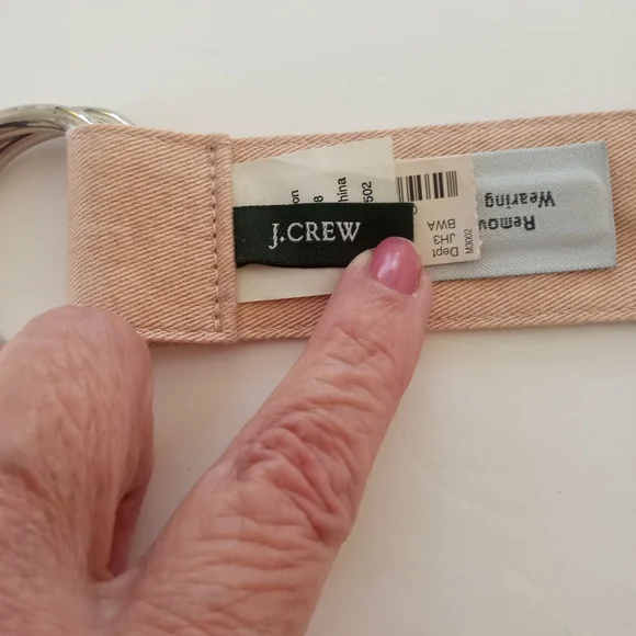 J. Crew Cotton Coastal Whale Belt | S/M - Picture 7 of 7